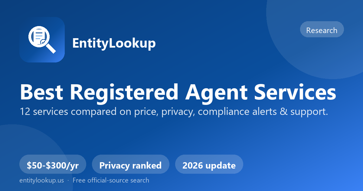 Best Registered Agent Services in 2026